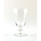 Glass Etched Wine Goblet, 4 Piece Set