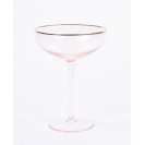 Glass Wine Coupe, 4 Piece Set