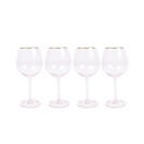 Glass Wine Goblet, 4 Piece Set