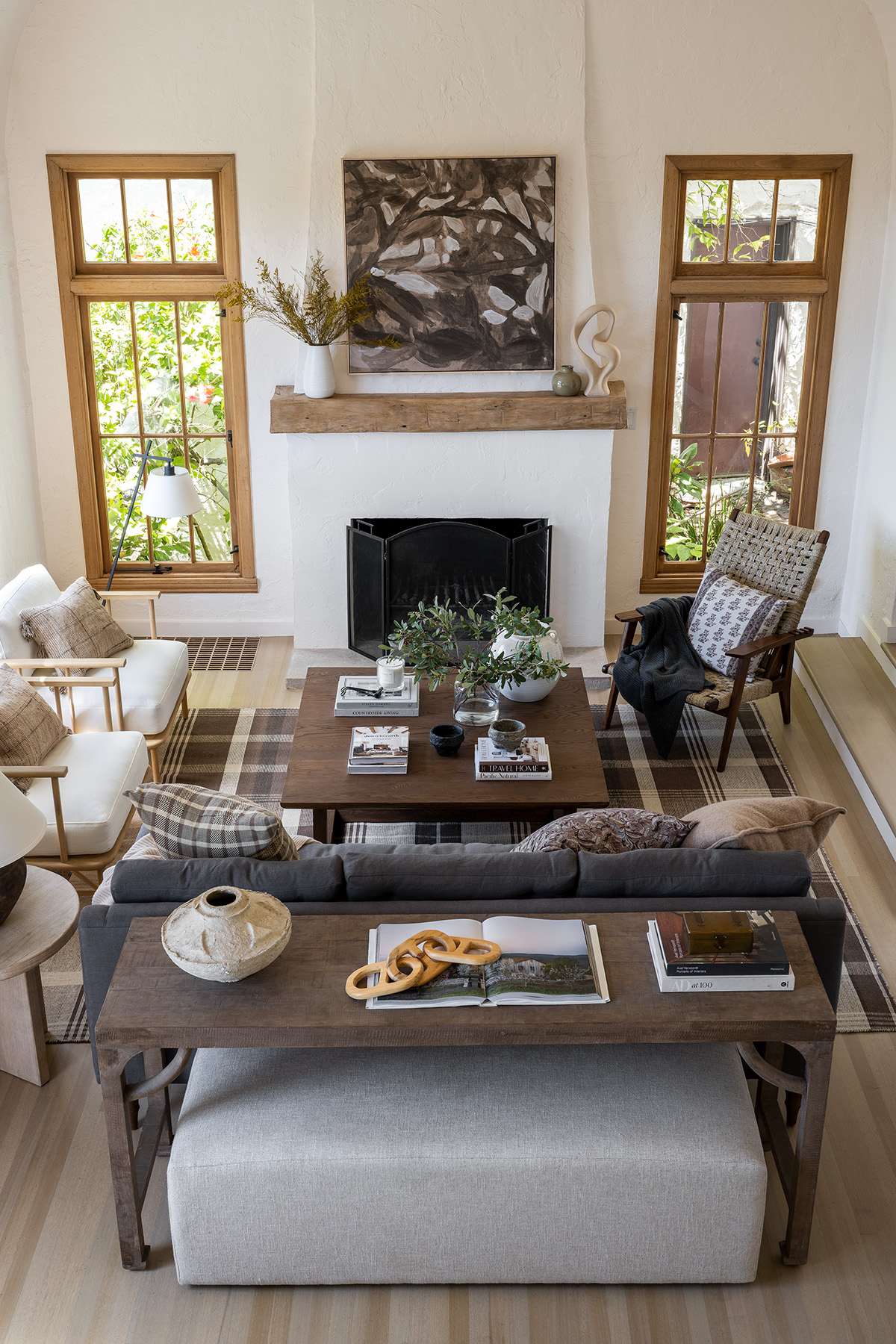 living room fireplace